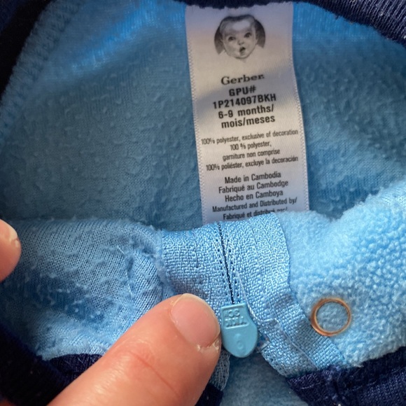 Long Sleeve Fleece Dinosaur Footed Pajamas - Picture 9 of 11